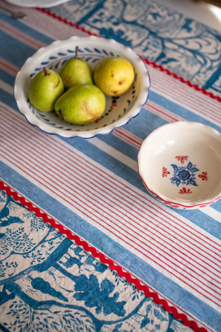 MINDTHEGAP Accessories, ENCHANTED TRANSYLVANIA, NOCHRICH TABLE RUNNER, Lifestyle Portrait