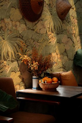 Designtapete Palma Pumpkin