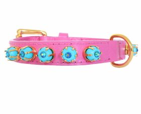 Freddy Goes To Hollywood - Teddi Bubblegum Pink Dog Collar