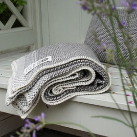 Derby Charcoal Grey Throw Blanket