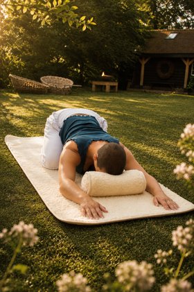 Merino Wool Yoga Mat & Pillow for Natural Wellbeing