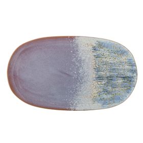 Purple Glazed Serving Plate