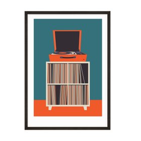 So Much Vinyl unframed print