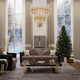 Christmas Living Room by LUXXU