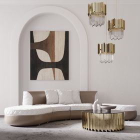 Living Room with the Senzu Sofa