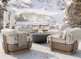 Winter Season with the Hampton Armchairs