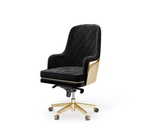 Charla Gold Office Chair