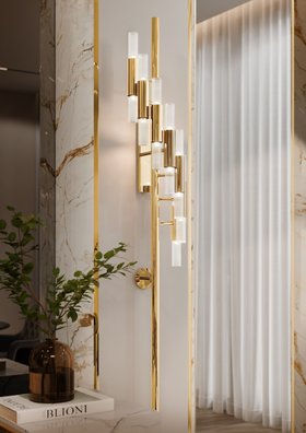 Waterfall Torch Wall Lamp