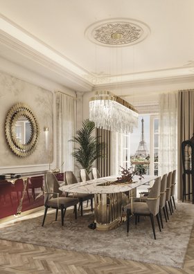 La Vue Eiffel Penthouse | Dining with a View