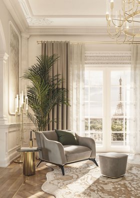 Parisian Corner with the Saboteur Armchair