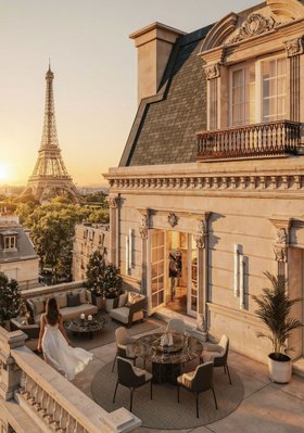 La Vue Eiffel Penthouse in Daylight