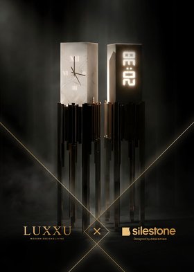 LUXXU x Silestone® by Cosentino: Empire Clock