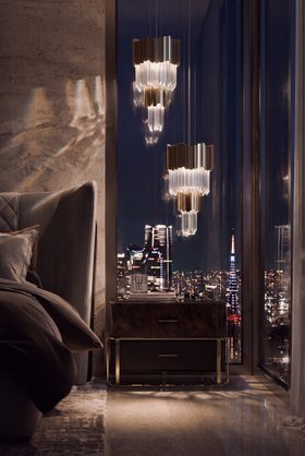 Watlz Nightstand with the Empire Pendant
