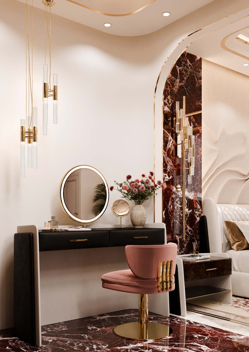 Vanity Area of a Modern Residence in Riyadh