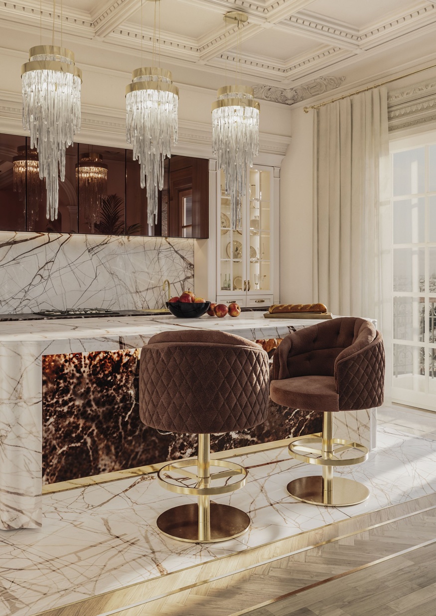 La Vue Eiffel Penthouse | Kitchen Design