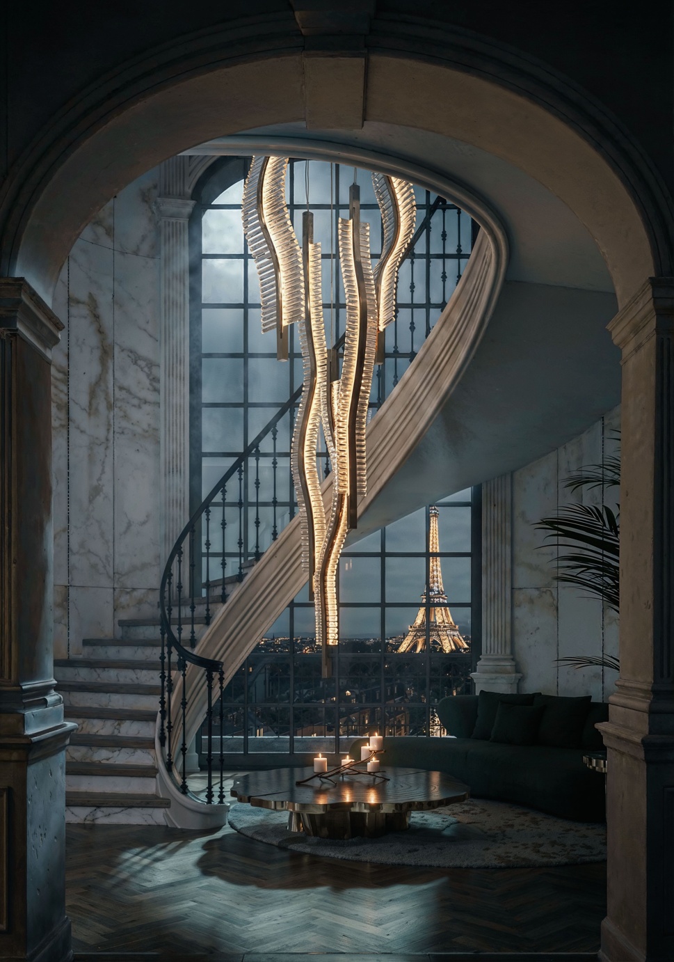 La Vue Eiffel Penthouse | Entryway