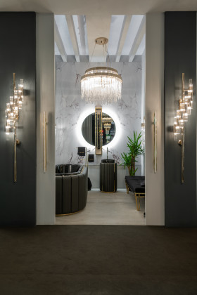 Contemporary Bathroom with Architectural Hardware