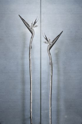 Nature-Inspired Hardware | Strelitzia Door Pull