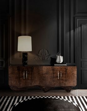 Luxury Sideboard with Nature-Inspired Hardware