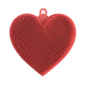 Heart Silicone Scrubber