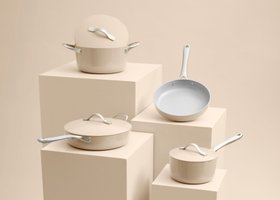 ProCook Soho Cookware Set, Sandstone, £99