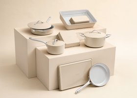 ProCook Soho Cookware and Bakeware Sets in Sandstone