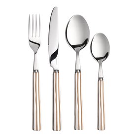 ProCook Ceramic Handle Cutlery Set Toast