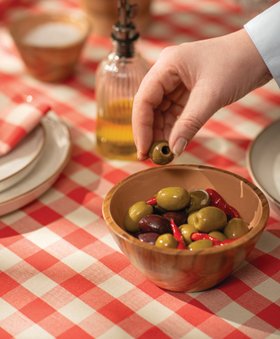 ProCook SS26 Enamel Wood Nibble Bowl Toast