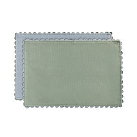 ProCook Placemats Cotton Mix Sky Blue & Mint Green