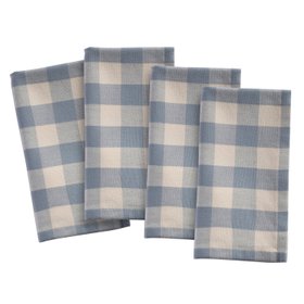ProCook Gingham Cotton Napkins Blue, £14