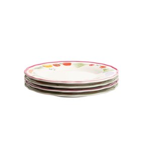 ProCook Vegetable Patch Melamine Side Plate, Set Of 4
