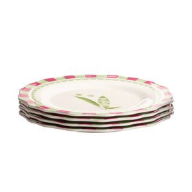 ProCook Vegetable Patch Melamine Dinner Plate, Set Of 4