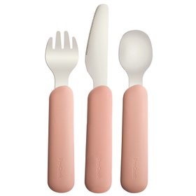 ProCook Silicone Cutlery Set, Dusky Pink