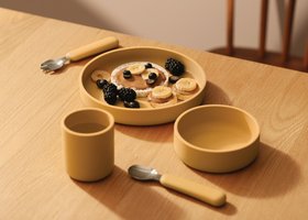 ProCook Silicone Tableware Set, Mustard
