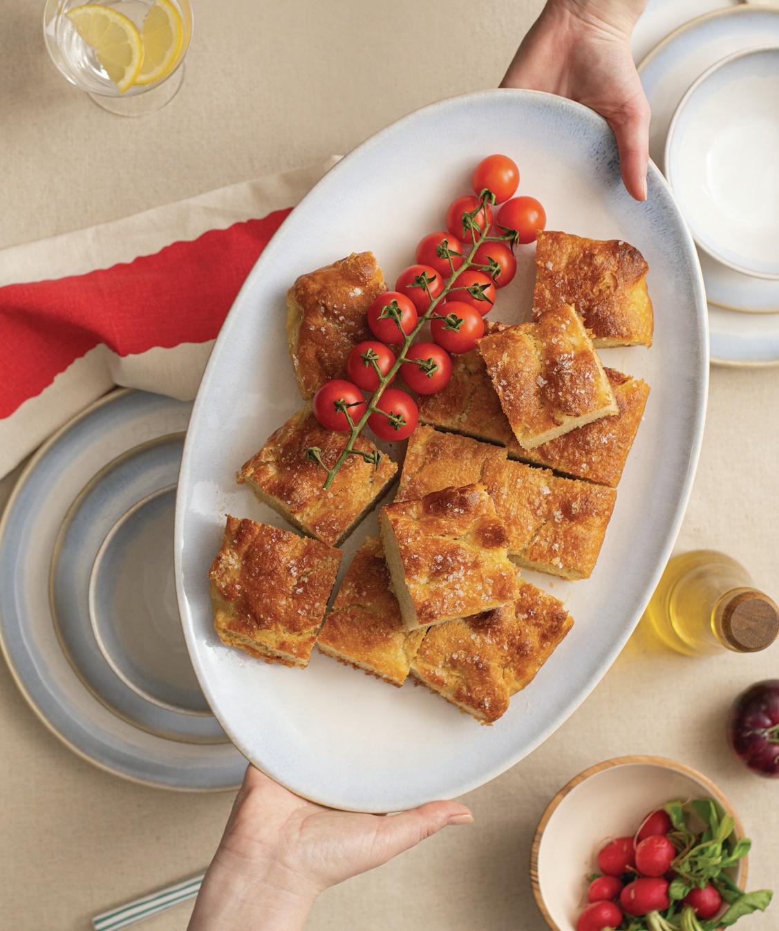 ProCook SS26 Amalfi Stoneware Serving Platter