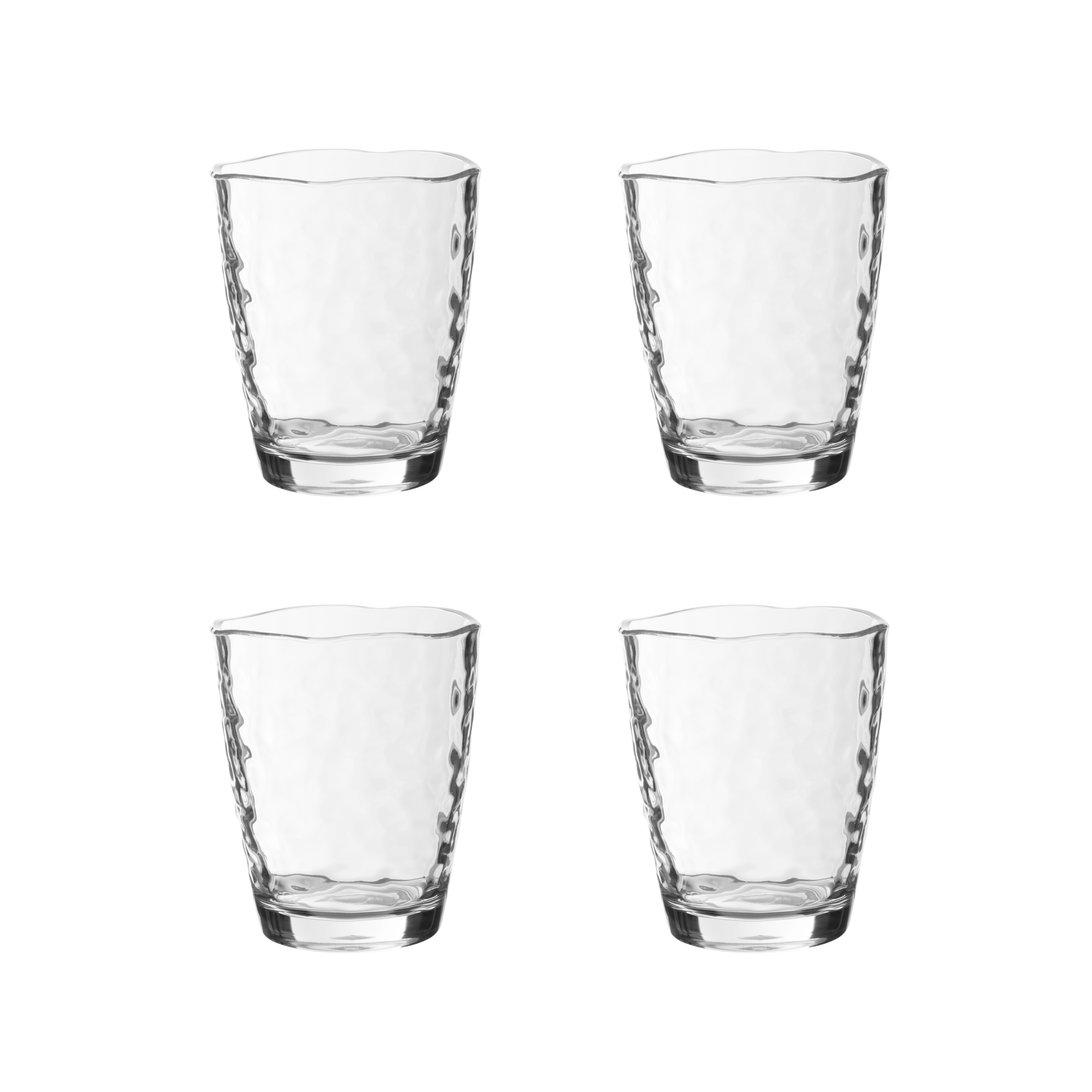 ProCook Hammered Acrylic Tumbler, Set Of 4
