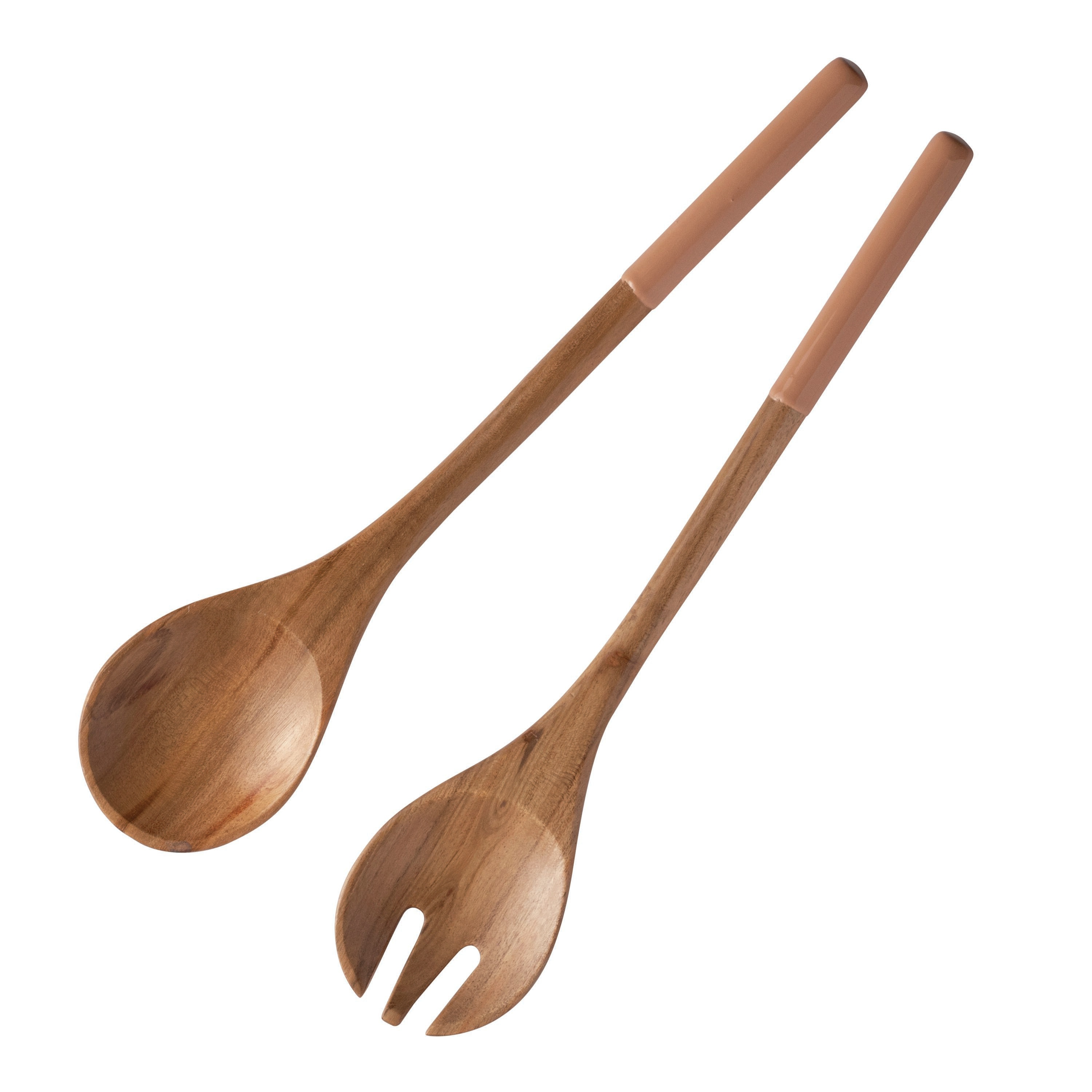 ProCook Enamel Wood Serving Spoons Toast