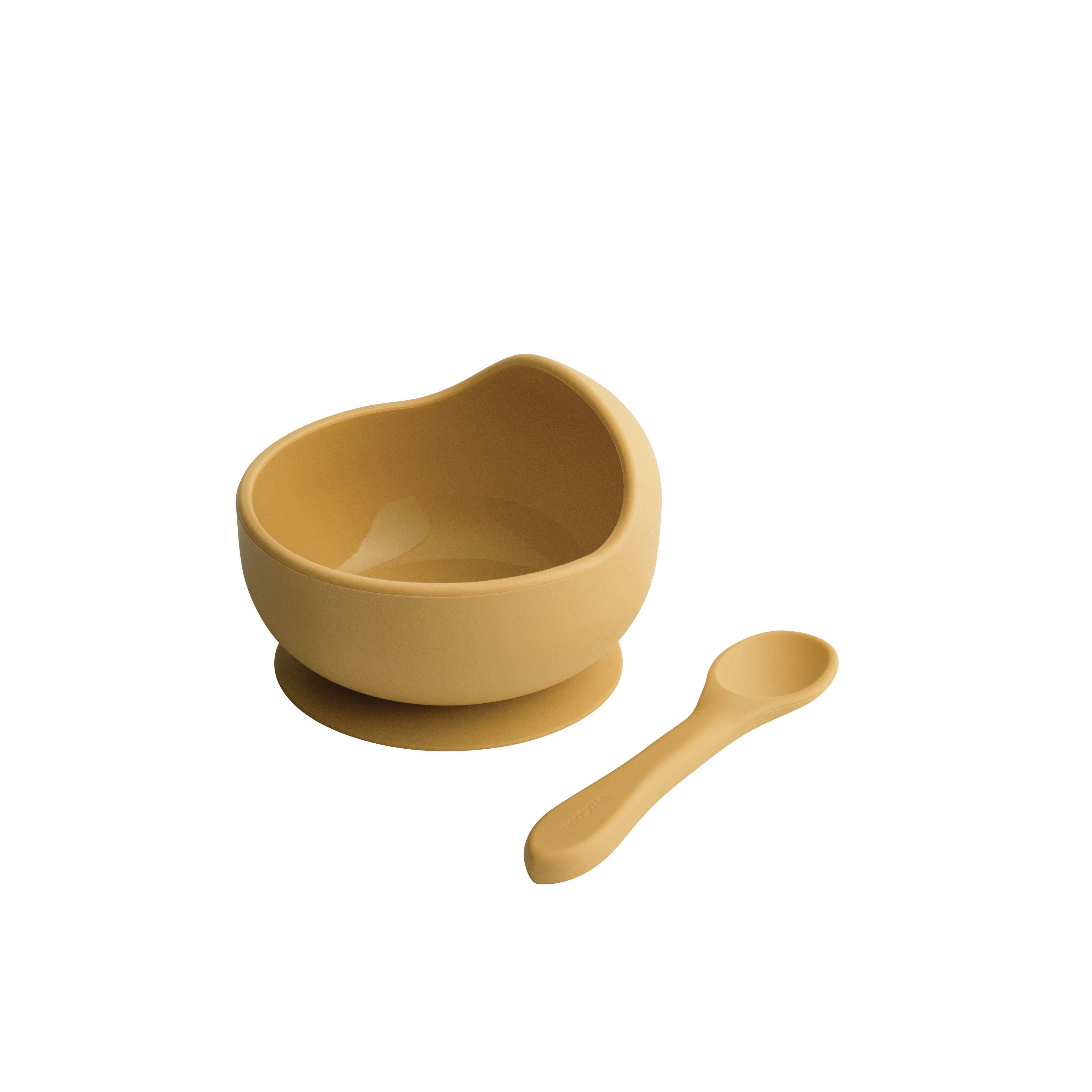 ProCook Silicone Bowl And Spoon Set, Mustard