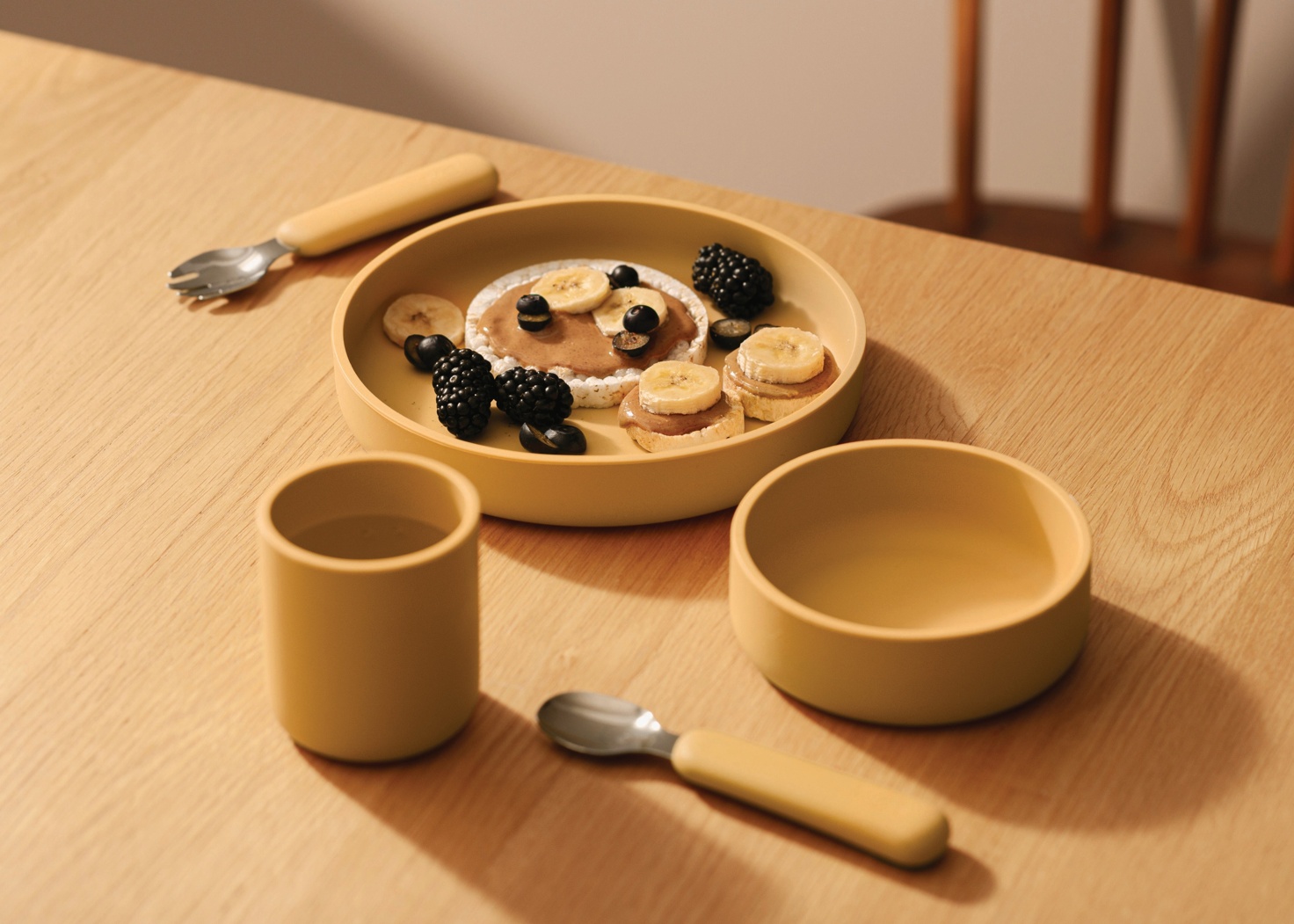 ProCook Silicone Tableware Set, Mustard
