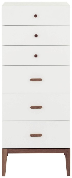 Press Loft Image Of Habitat Sabine Oak 6 Drawer Tall Chest With