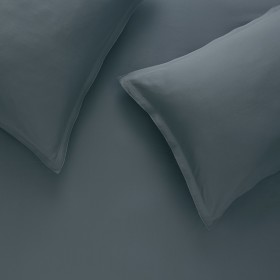 Washed Duvet Cover Set, Grey