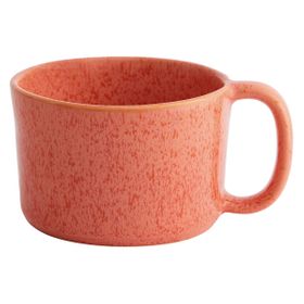 Habitat Jonah Coral Pink Speckled Stoneware Mug
