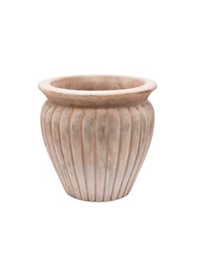 Outdoor Morecote White Wash Terracotta Planter, H22cm, D23cm