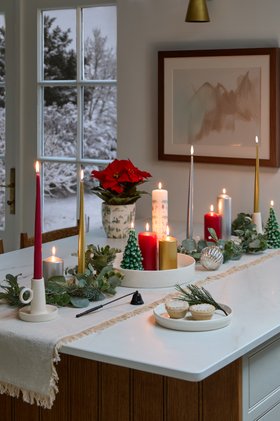 CHRISTMAS CANDLE DISPLAY 1/4 PALLET