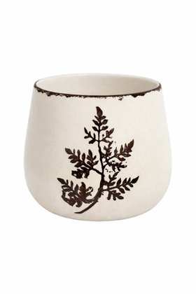 CARMEN IVORY LEAF PLANTER