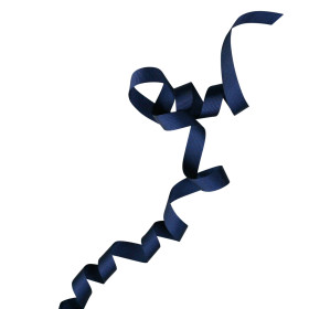 Nancy & Betty Grossgrain Ribbon Navy Blue Portrait