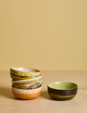 HKLIVING 70's Ceramics Dessert Bowl