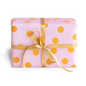 krima & isa, Geschenkpapier Punkte Pink Orange
