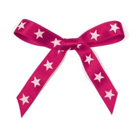 krima & isa, Schleifen-Päckchen, Sterne Fuchsia