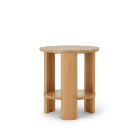 Oak Furnitureland Halo Side Table - Natural Oak Finish